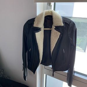 Shearling leather jacket